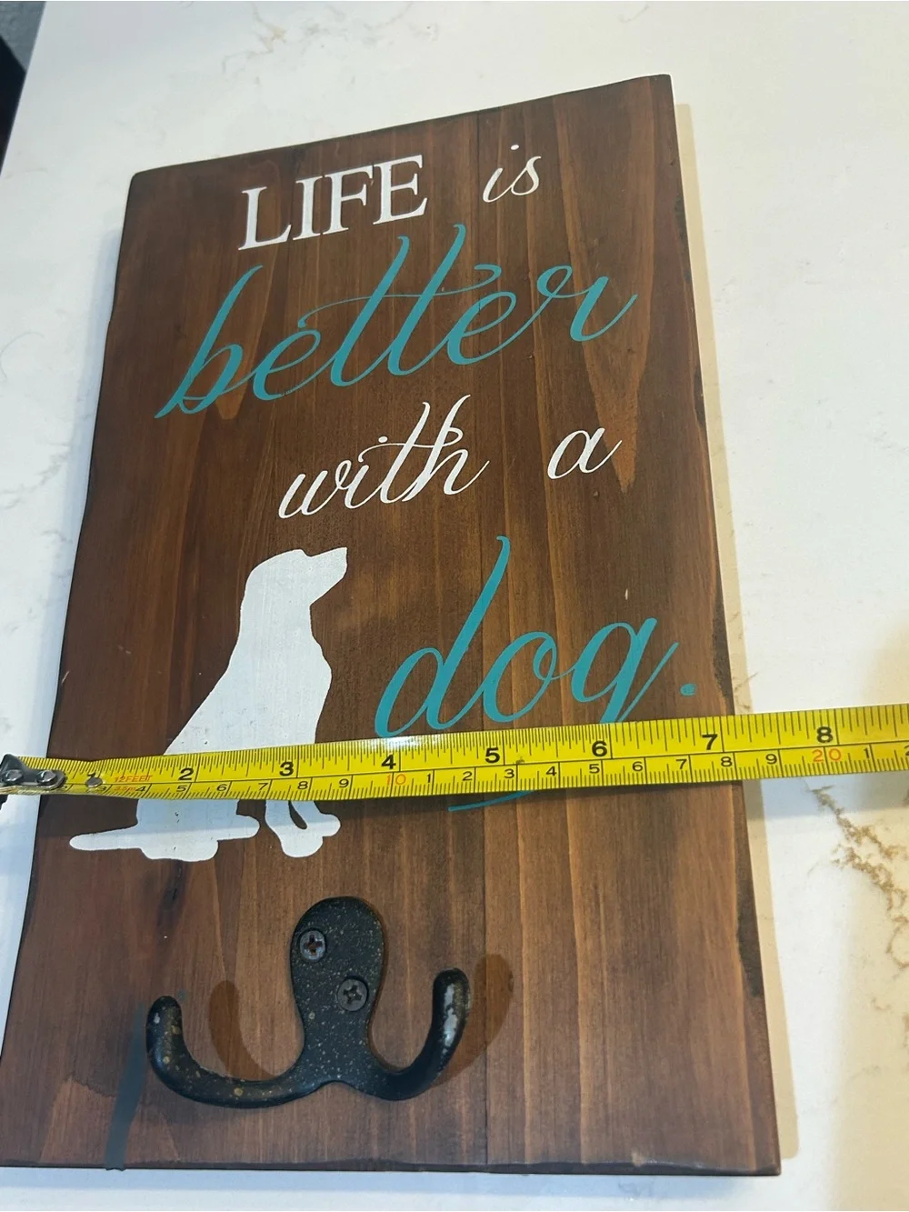 rustic wooden wall sign 